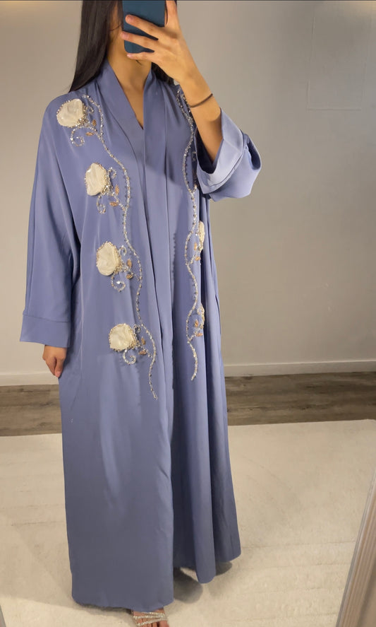 Abaya Jasminah [ Bleu ]