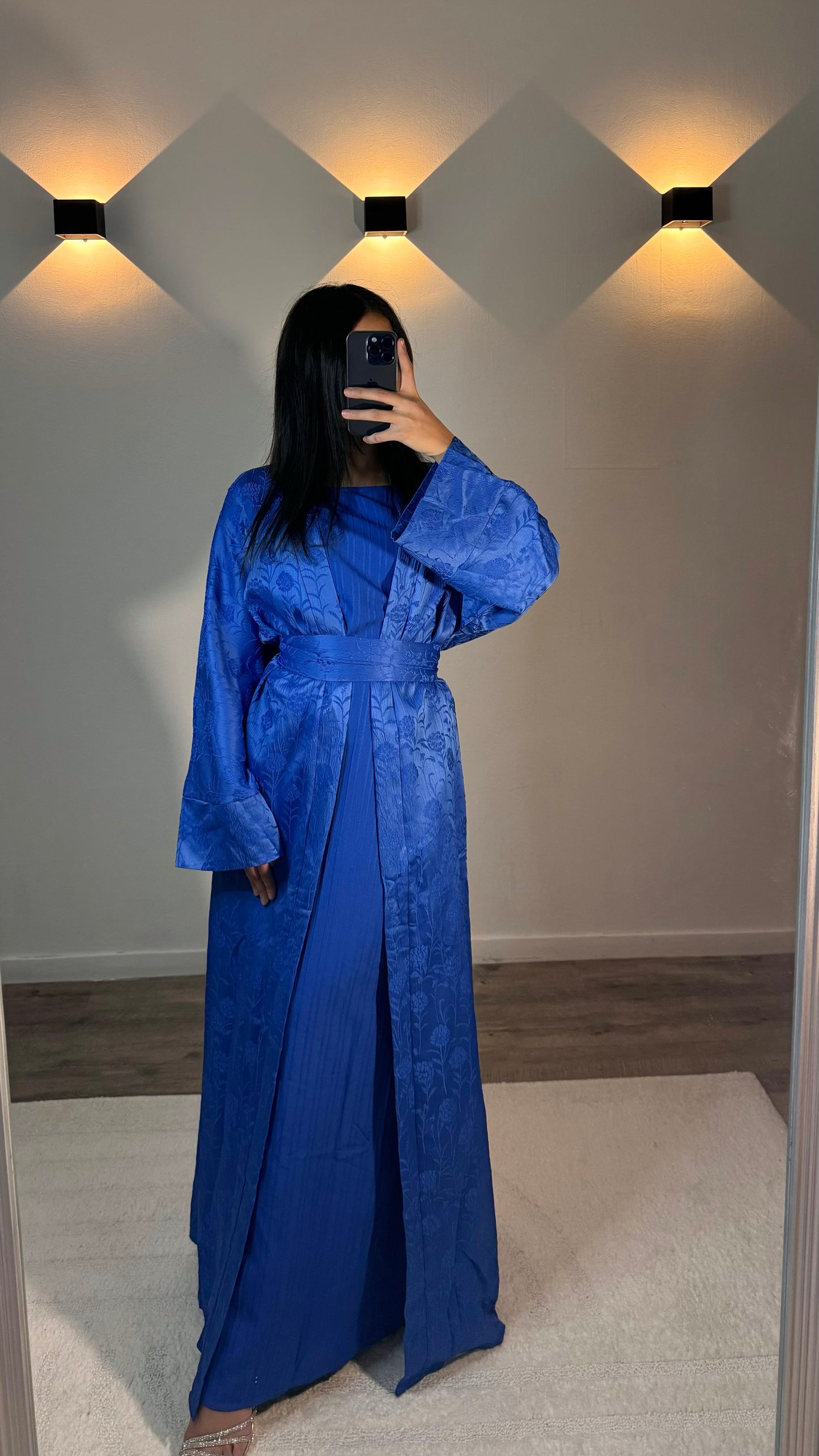 Abaya Manar [Bleu]