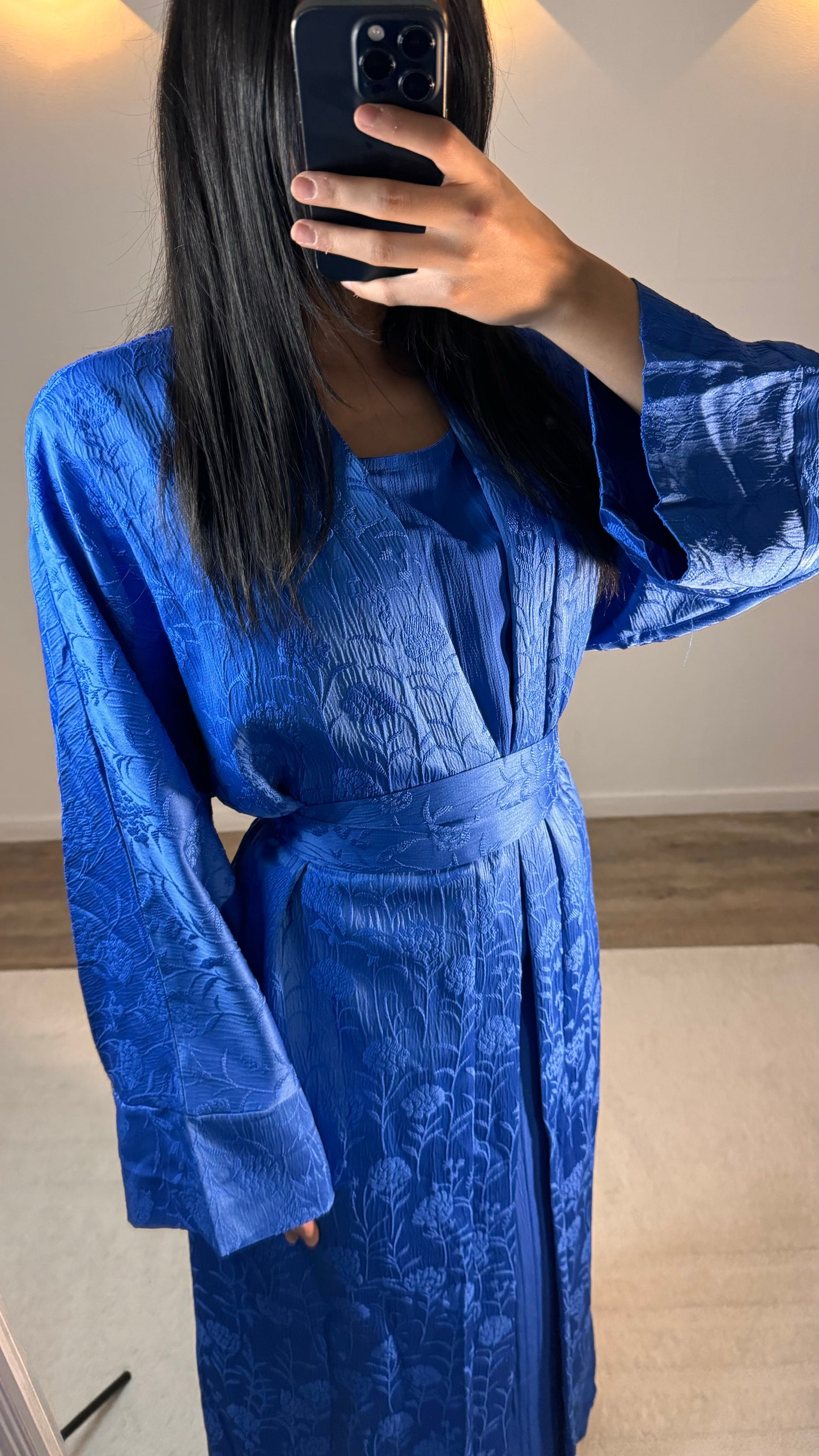 Abaya Manar [Bleu]