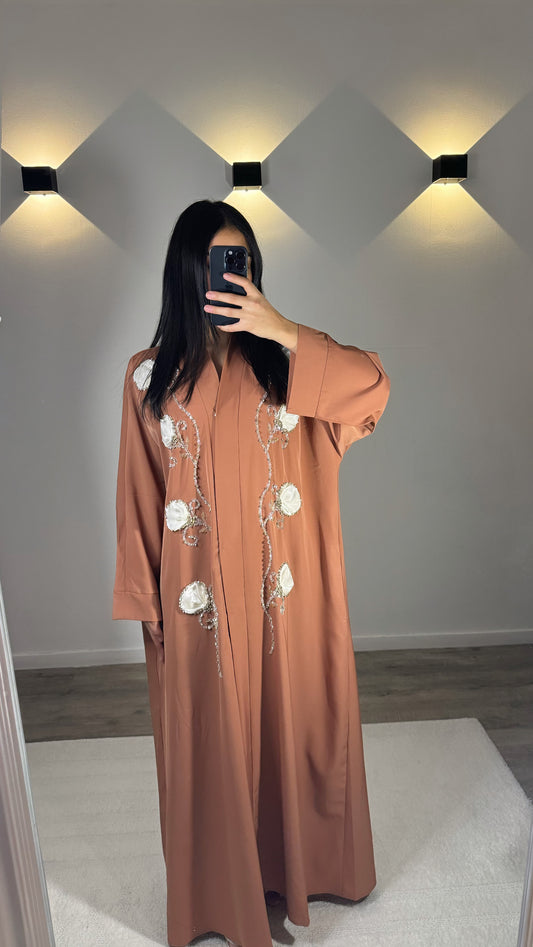 Abaya Jasminah [ Terracotta ]