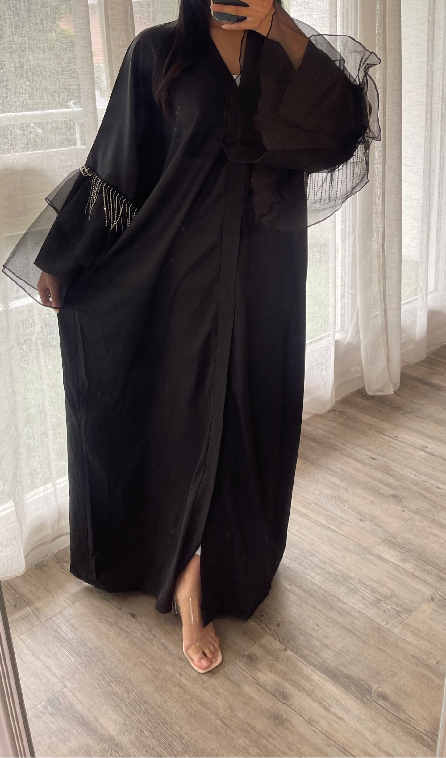 Abaya kimono Alma ( Noir)