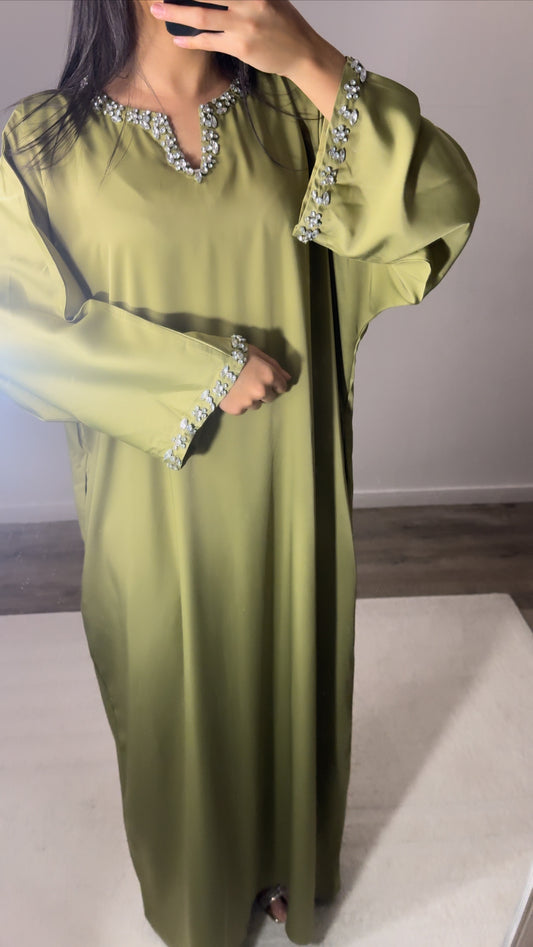 Abaya Inaya [vert olive ]